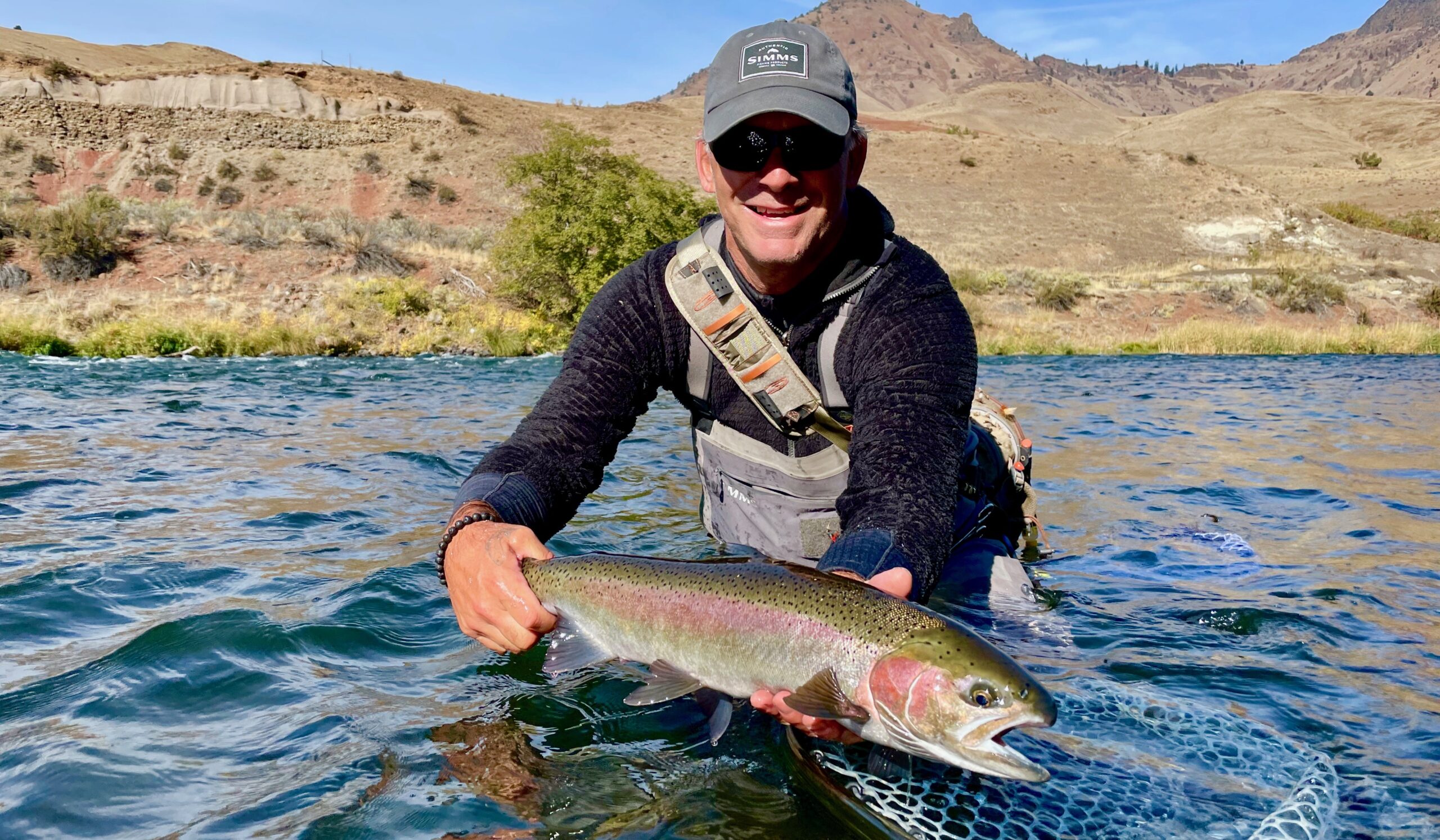 Steelhead Lower Deschutes River Guided Fly Fishing Griff Marshall Outdoors